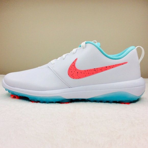 Nike Roshe Tour G Golf Shoes White Pink South Beac - Picture 5 of 10